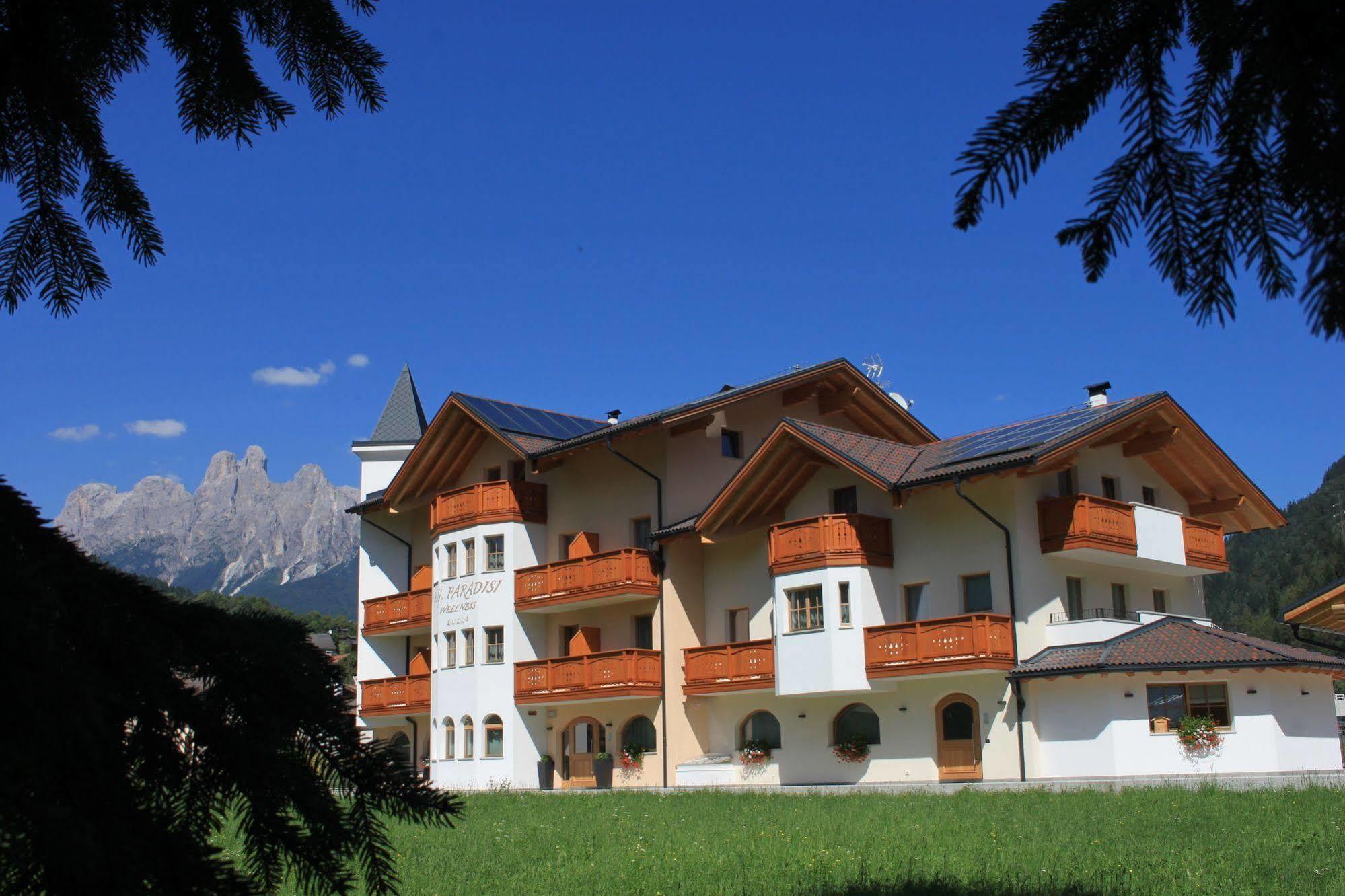 Hotel Garni Paradisi - Wellness & Spa Меццано Екстер'єр фото